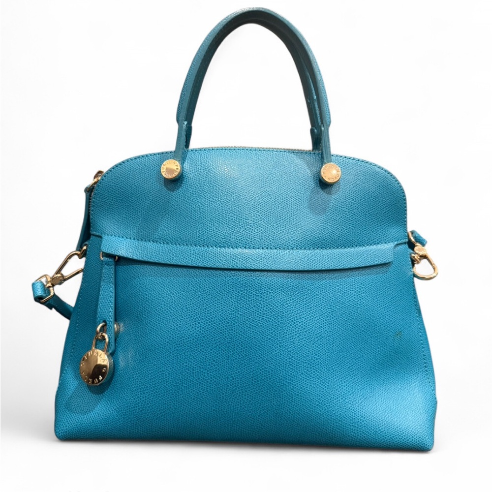 Furla Elegant Teal / Turquoise Crossbody Handbag